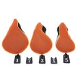thumbnail image 2 of A99 Golf H03 Wood Driver Head Covers Gold/Black Headcovers Interchangeable No. Tags 3pcs/Set, 2 of 2