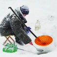 thumbnail image 2 of Ice Scooper Slush Skimmer Durable Fishing Telescopic Foldable PP Spoon Winter Fishing, 2 of 9