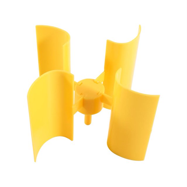 Fyydes Wind Energy, Vertical Wind Generator,DIY Kit Small Motor Vertical Wind Turbines Blades Breeze Electricity Generator