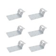thumbnail image 4 of Support de Poteau en T, Support de Montage Robuste en Fer Installation Facile 6 Pcs pour Clôture, 4 of 7