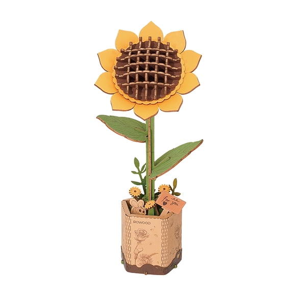 Rokr 3D Wooden Puzzle Sunflower DIY