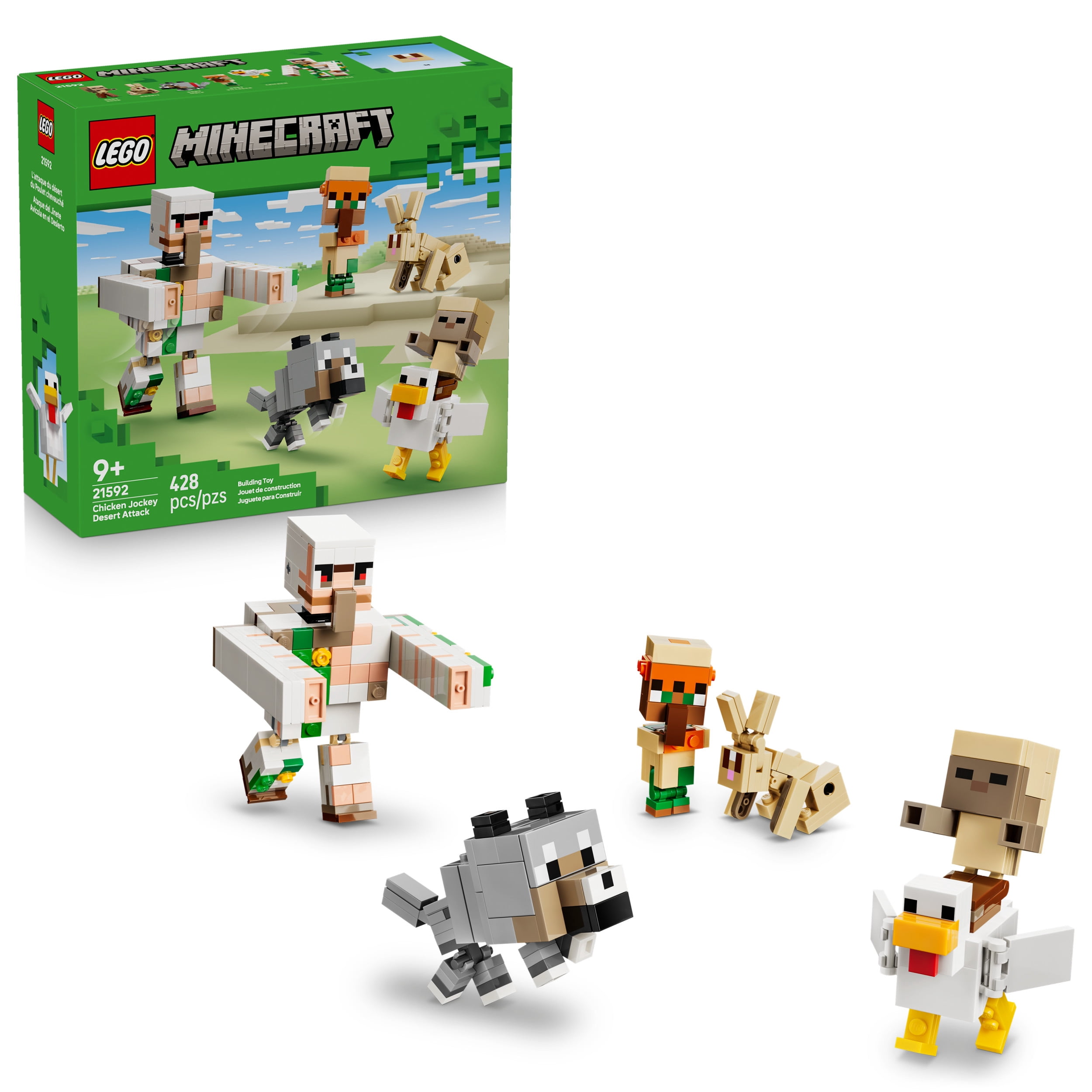 LEGO Minecraft L’Attaque du Désert du Poulet Chevauché 21592