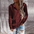 thumbnail image 1 of PVCS Sweat à Capuche à Manches Longues pour Femmes, Fermeture Éclair, Cardigan pour Dames, 1 of 5