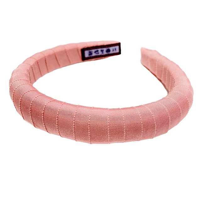 Femmes Filles Bandeau Enveloppé Éponge Simple Style Bande Épaisse Rembourrée Mode Cerceau Réglable Bandeaux