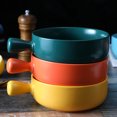 thumbnail image 2 of Xingzhi Enjoy Soup In Style With Cute Porcelain Bowls Suitable For All Occasions Durable Ceramics Versatile Orange, 2 of 6