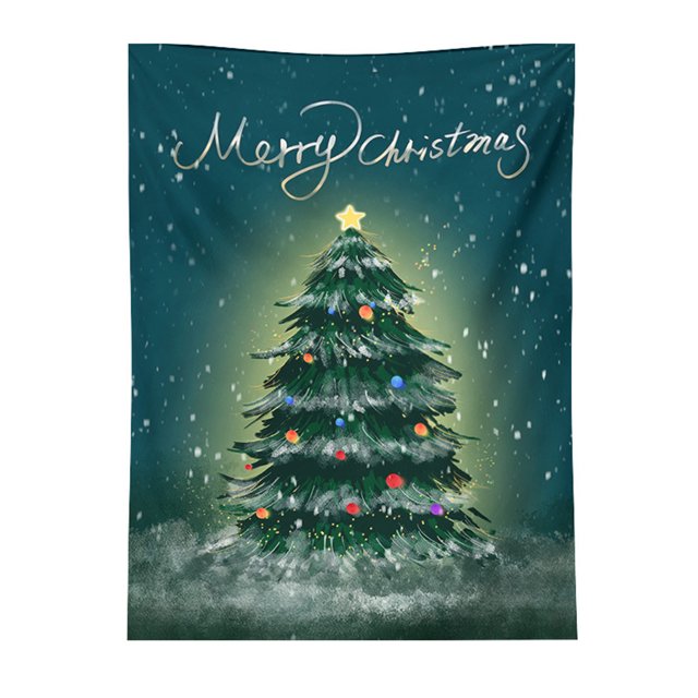 Birdeem Christmas Decoration Hanging Cloth Party Holiday Christmas Tree Background Cloth Gift