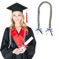 thumbnail image 4 of Vaidha Graduation Ribbon Leis Braid Color Congrats Graduates Leis Necklace For Graduation Party, 4 of 7