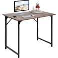 thumbnail image 1 of BestOffice 32 Inch Computer Desk, Home, Modern Simple Style for Home Office Study Writing, Brown, 1 of 7