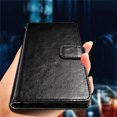 thumbnail image 3 of Robinson Magnetic Leather Wallet Stand Case Cover Card Holder High Quality For Samsung Galaxy S21 FE (Black), 3 of 7