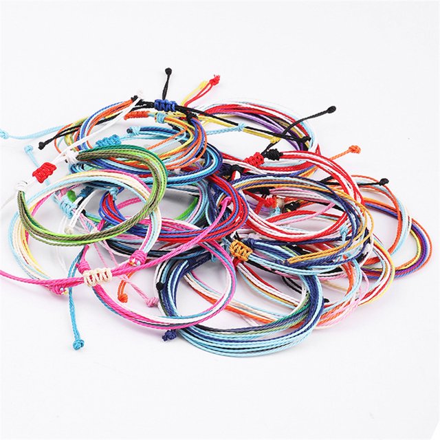 Braided Bracelet Adjustable Chic Multicolor Aesthetic Jewelry Drawstring Handcrafted Hand Rope Women Accessories for Teen Girls Green+Blue