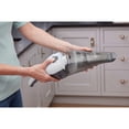 thumbnail image 2 of BLACK+DECKER HNVC215B10 dustbuster® Quick Clean Cordless Hand Vacuum, White, 2 of 9