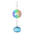 thumbnail image 1 of Wzzjkit Painted Hummingbird Shaped Feeder Wind Chime Outdoor Pendant Sunlight Refractor, 1 of 6