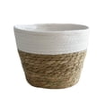 thumbnail image 1 of CNKOO Storage Basket Plant Pot 10 Inch  Natural Design Hand-woven Indoor Outdoor Decorate Handmade Flowerpot Containers, 1 of 13