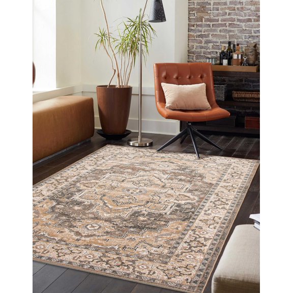 ECARPET Ashby Tapis Traditionnel pour Salon, Chambre, Salle A Manger, Entrée, Couloir et Plus Encore.