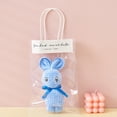 thumbnail image 3 of KTTECTOA Corals Fleece Small Towel Squares Handkerchief Cute Rabbits Shaped Souvenir Gift Towel House Decor Home and Kitchen, 3 of 3