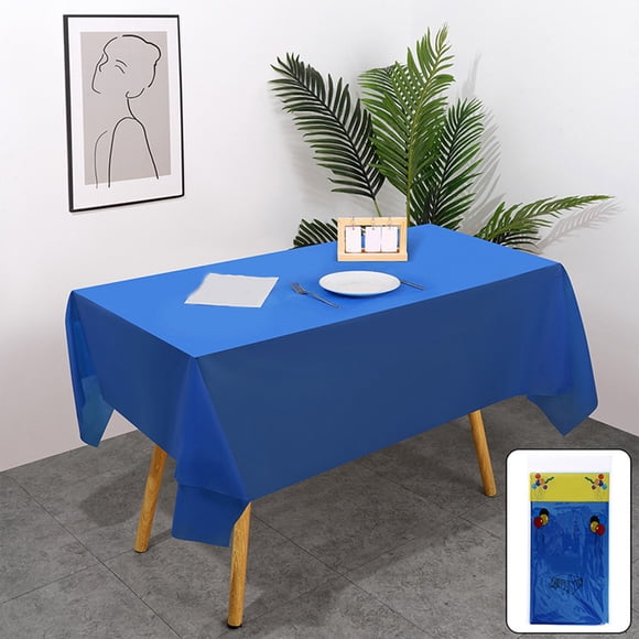 SPOORYYO Disposable Tablecloths for Parties, Picnics, and Events - 54x72 Inches, Strong Stain Resistance, Easy Cleanup, Available in Multiple Colors