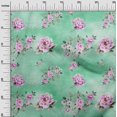 thumbnail image 3 of oneOone Georgette Viscose Vert Mer Tissu Floral Floral avec Texture Tissu pour Robe Tissu Imprimé Tissu au Mètre 42 Pouces de Large, 3 of 4