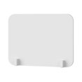 thumbnail image 1 of jinwen Desk Divider Privacy Divider Checkout Counter for Call Center Countertop White, 1 of 8