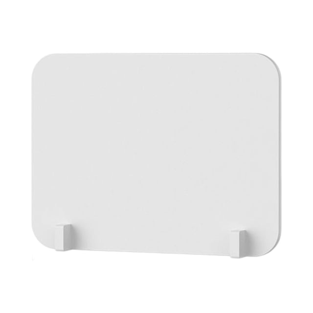 jinwen Desk Divider Privacy Divider Checkout Counter for Call Center Countertop White