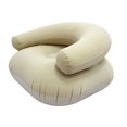 thumbnail image 1 of simhoa Inflatable Lounge Chair Adults Inflatable Lounger for Travel Garden Backyard Beige, 1 of 8