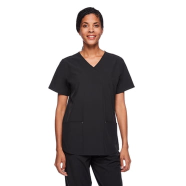 Haut d’uniforme médical drapé George pour femmes - Exclusivement en ligne