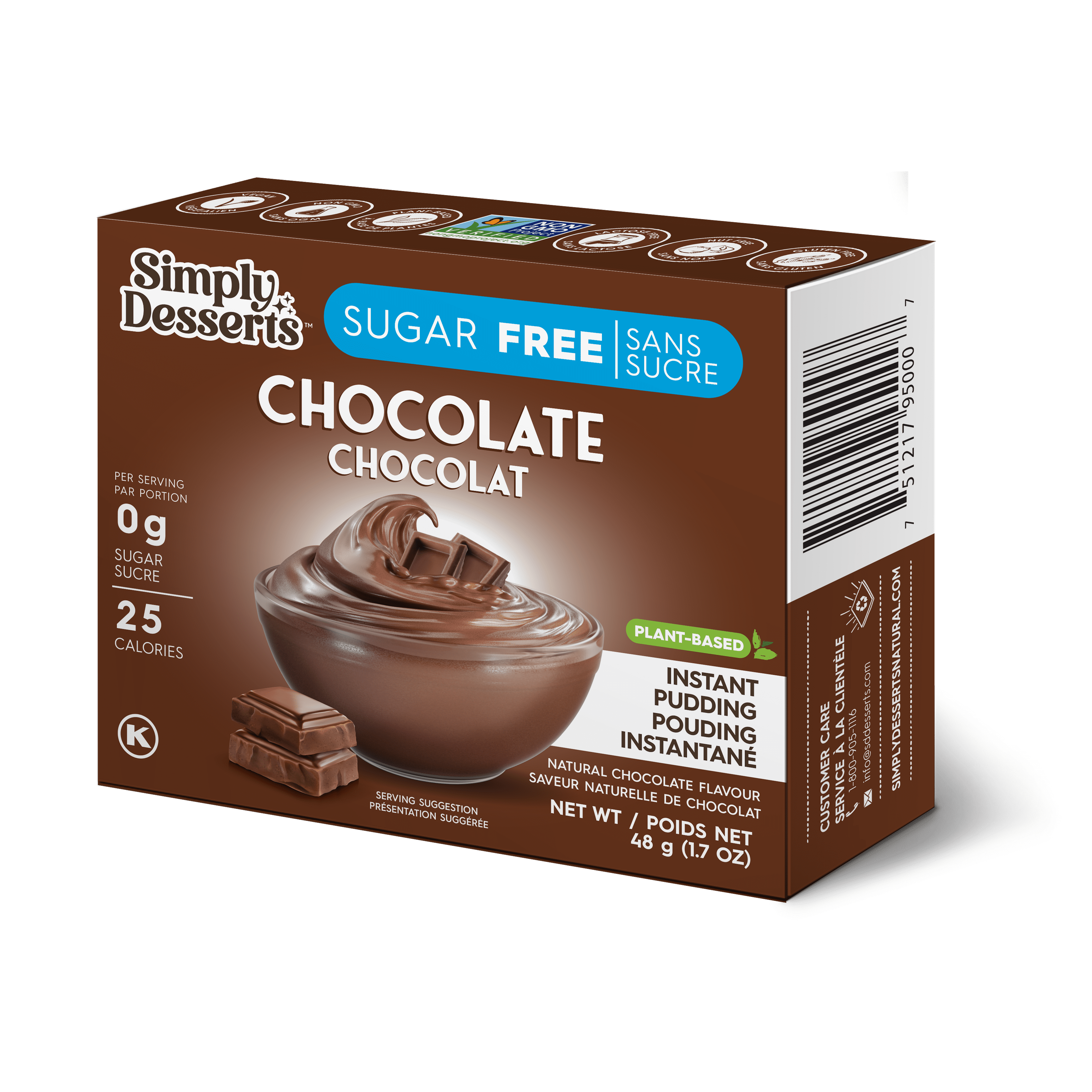 Simply Desserts - Pudding au chocolat, 48g