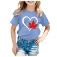 thumbnail image 1 of WEAIXIMIUNG T-Shirts pour Adolescentes T-Shirts Tendance pour Filles T-Shirt à Manches Courtes d'Été Col Ras du Cou T-Shirt Coupe Décontractée T-Shirts Basiques, 1 of 4