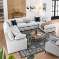 thumbnail image 1 of Modway Commix 7-Piece Down Filled Overstuffed Sectional Sofa in Light Gray, 1 of 10