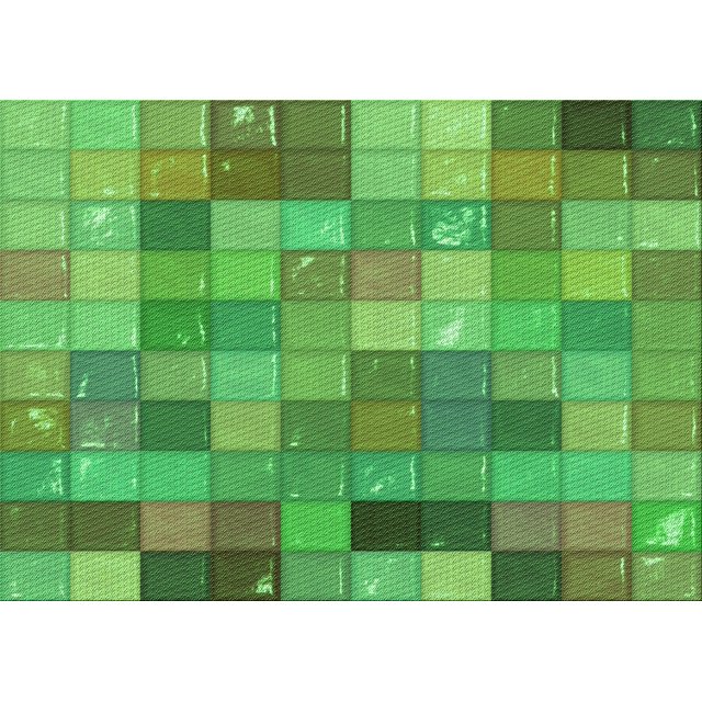 Ahgly Tapis Rectangulaire Lavable en Machine Intérieur Transitionnel Vert Lime Foncé, 2 Pieds x 3 Pieds