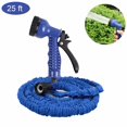 thumbnail image 1 of DAMAIE 10 Pcs Boyau d'Arrosage Magique Léger Extensible de 25 Pieds avec Raccord Rapide, Protection en Tissu Extra Robuste, 1 of 7