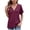 Wine, variant on TNDBKQWR Womens Shirts on Sale Workout Tshirts Shirts for Women Womens V Neck Tshirts Sexy Casual Tops for Women, White, L