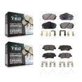 thumbnail image 1 of TEC Front Rear Ceramic Brake Pads Kit for Car 2016 Kia Soul EV From Chassis VIN #160921 KTC-100128, 1 of 10