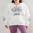 thumbnail image 4 of MesaSe Chandails en Molleton à Capuche avec Imprimé Toile d'Araignée Punk pour Hommes et Femmes, 4 of 9