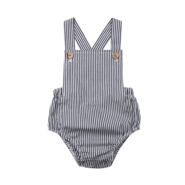 SUNSIOM Bébé Fille Garçon Coton Romper Sling Sans Manches Combinaison Solide