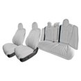 thumbnail image 1 of FH Group Neoprene Waterproof Custom Fit Car Seat Covers for 2017-2024 Tesla Model 3 Solid Gray Full Set, 1 of 10
