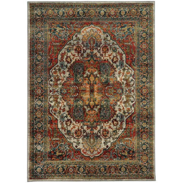 Oriental Weavers Sedona 3'10" x 5'5" Tapis Tissé à la Machine en Rouge