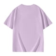 thumbnail image 4 of UANWENN T-Shirt Décontracté à Manches Courtes pour Filles Col Rond Imprimé Graphique Coupe Ample Tee pour Usage Quotidien École Activités Extérieures Printemps Été Automne Vêtements Petite Fille 4t T-Shirt pour Filles Jeunesse Filles Athlétique, 4 of 4