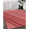 thumbnail image 3 of Ahgly Company Tapis d'Intérieur Rectangulaire Rouge Lavable en Machine, 5 Pieds x 8 Pieds, 3 of 7