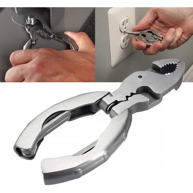 Mini Outil Multifonctionnel. Pince Tournevis Multifonctionnelle 9-en-1 Outil de Poche