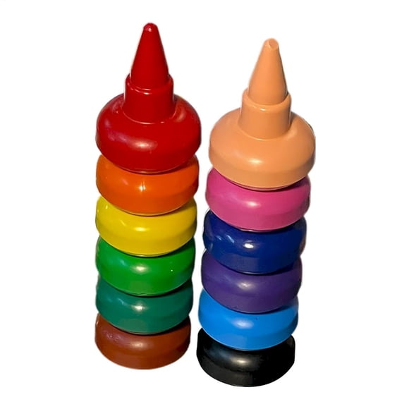 Crayons Art Kit 6 Colors Protective Coloring Crayons Set with Easy Grip Design for Painting Drawing Illustration Sketching Creative Activities at Home School and Travel