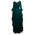 thumbnail image 2 of UPPADA Liquidation Robes d'Invitée de Mariage à Manches Évasées pour Femmes Robe de Cocktail Chic Robes de Bal d'Hiver Robes de Cocktail Formelles Vêtements Rétro, 2 of 6