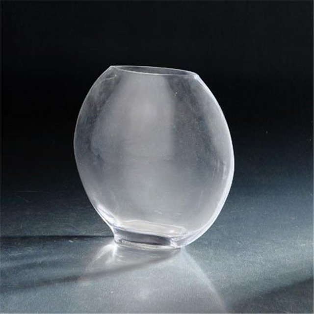Vase en Verre 6.5 x 3.5 x 7 Po, Transparent