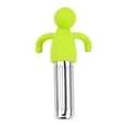 thumbnail image 2 of Kctiaxy Silicone Tea Infuser Human Shaped Tea Filter Tea Making Machine Stainless Steel Tea Glass Tea Making Machine Tea Filter Creative Tea Glass Kitchen Appliances, 2 of 4