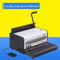 thumbnail image 3 of Electric Iron Ring Binding Machine Double Iron Ring 40 Hole Puncher Binding Machine Desk Calendar Calendar Binding Machine ,Pinpoint Punching, 3 of 6