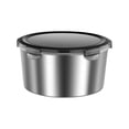 thumbnail image 2 of ZZkhGO Stainless Steel Salad Bowl Set, Sealed Fresh Keeping Container, Stackable Cooking Bowl with Lid, 2 of 7