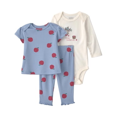 Ensemble pantalon 3 pièces Carter's Child of Mine pour bébé fille