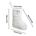 thumbnail image 3 of Aodebiao Personalized Christmas Stocking Embroidered Letter Holiday Sock Fireplace Mantel Decor Gift for Family Festive Home Celebration, 3 of 6