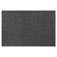 thumbnail image 1 of Woven Pvc Placemat Textstyle Black - Set of 12, 1 of 3