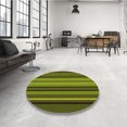 thumbnail image 4 of Ahgly Tapis d'Intérieur Lavable en Machine Carré Vert Pistache Transitionnel, 4 Pieds Carré, 4 of 7