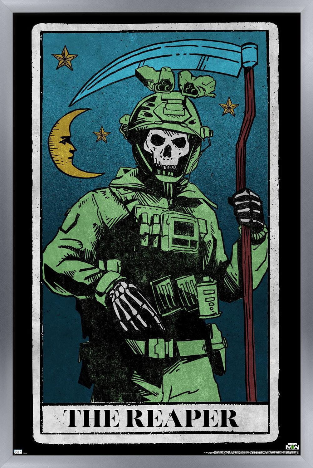 Call of Duty: Modern Warfare 2 - Ghost Tarot Card Wall Poster